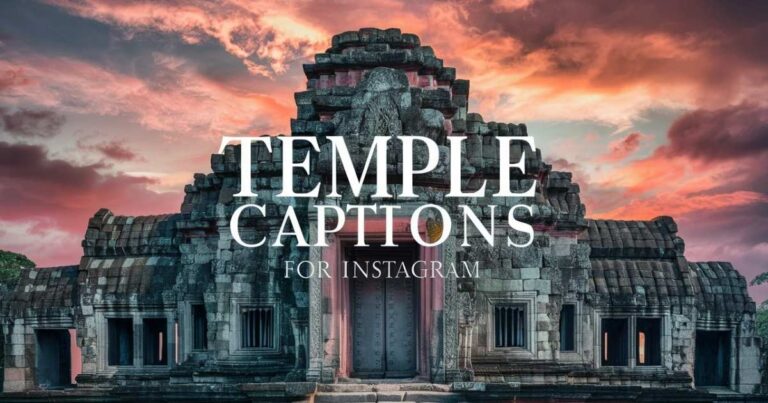 Temple Captions For Instagram & Quotes