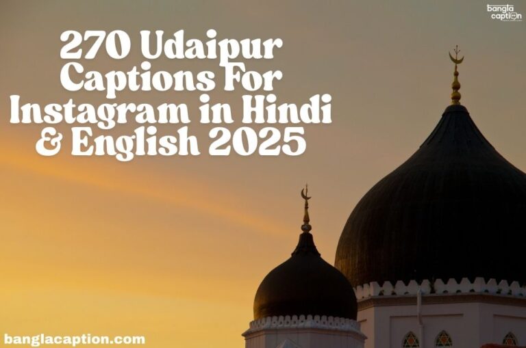 Udaipur Captions For Instagram